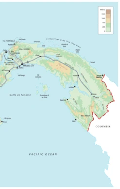 Panama Rough Guides Reiseguide -Osprey Salgsbutikk 02 Bookmap Panama RIGHT FOR DMD