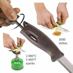 Light My Fire Fireknife 2-i-1 Kniv & Tennstål -Osprey Salgsbutikk 13 swedish fireknife cocoshell how to