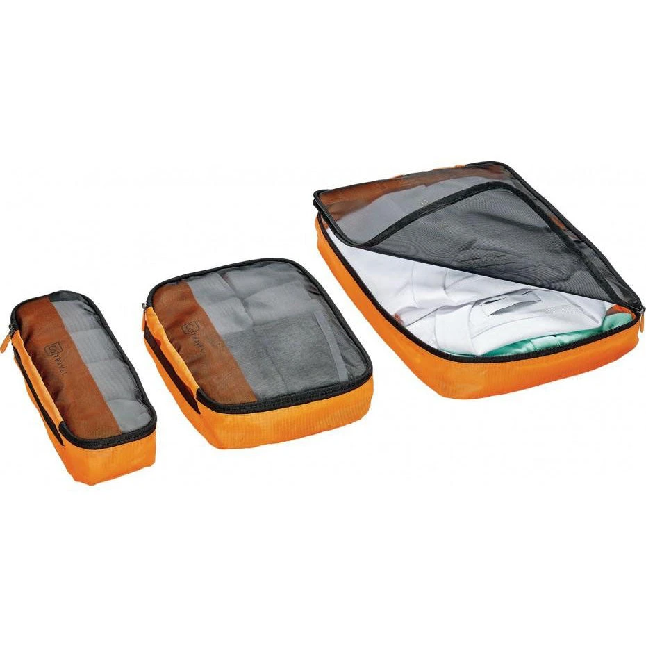 GO TRAVEL Triple Packing Cubes (3 Stk) 3 GO TRAVEL Triple Packing Cubes (3 Stk)