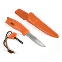 Light My Fire Fireknife 2-i-1 Kniv & Tennstål -Osprey Salgsbutikk 2 swedishfireknife rustyorange nosymbol2