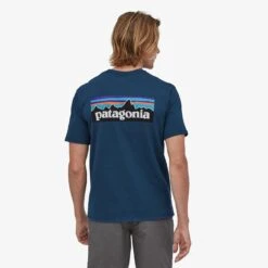 Patagonia P-6 Logo Responsibili-Tee Herre -Osprey Salgsbutikk 38504 CTRB CS2