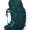 Osprey Ariel Plus 70 Fjellsekk Dame -Osprey Salgsbutikk Ariel Plus 70 S21 Side Night Jungle Blue web