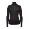 Brynje Arctic Zip Polo W/Thumbgrip (Dame) -Osprey Salgsbutikk Brynje Arctic Zip Polo w Thumbgrip Dame Black
