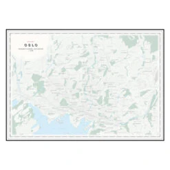 Bykart Oslo (50 X 70 Cm)