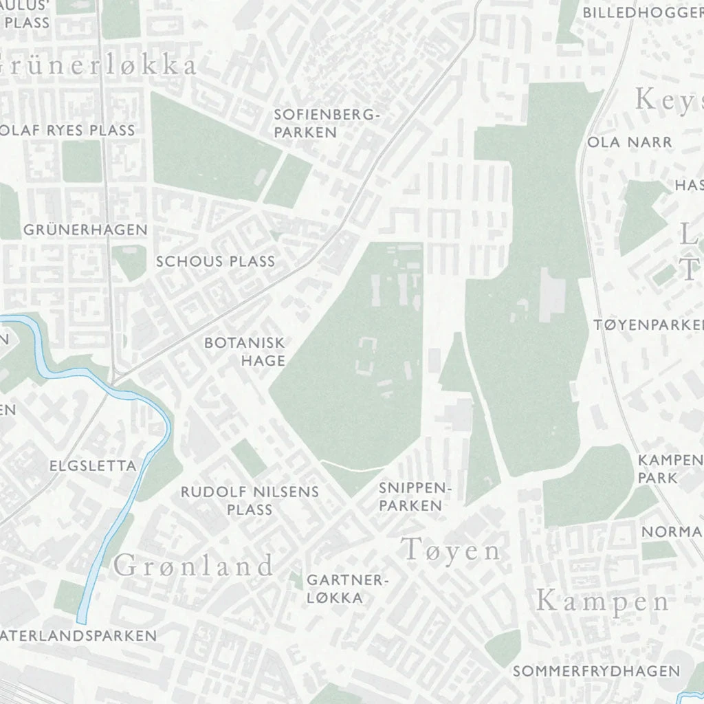 Bykart Oslo (50 X 70 Cm) 4 Bykart Oslo (50 X 70 Cm) - Bilde 2