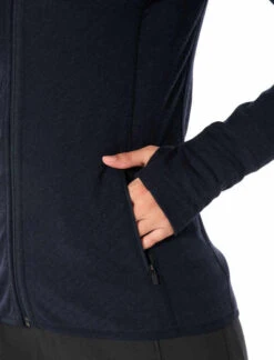 Icebreaker Descender LS Zip Mid-layer (Dame) -Osprey Salgsbutikk FW19 ADVENTURE WOMEN DESCENDER LS ZIP 103900423 7