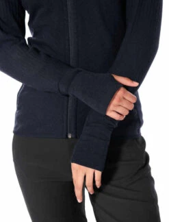 Icebreaker Descender LS Zip Mid-layer (Dame) -Osprey Salgsbutikk FW19 ADVENTURE WOMEN DESCENDER LS ZIP 103900423 8