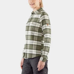 Övik Heavy Flanellskjorte Dame -Osprey Salgsbutikk Fjellreven Ovik Heavy Flanellskjorte Dame Green modell