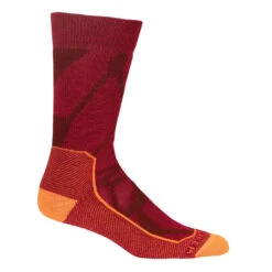 Icebreaker Hike+ Medium Crew Ullsokker (Dame) 6 Icebreaker Hike+ Medium Crew Ullsokker (Dame) -Osprey Salgsbutikk Icebreaker Anatomica Hike Crew Dame Cherry Espresso