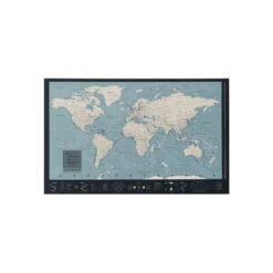 World Map Paper Poster (100 X 70 Cm) - Blue Moon