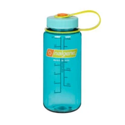 Nalgene Wide Mouth Sustain Drikkeflaske (0,5L) -Osprey Salgsbutikk Nalgene Wide Mouth 05l Sustain Cerulean