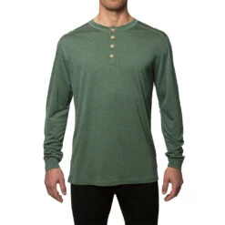 Organic Wool And Silk Longsleeve (Herre) -Osprey Salgsbutikk Northern Playground Organic Wool and Silk Longsleeve Herre Green