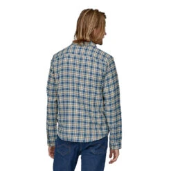 Patagonia CIC LW Fjord Flanellskjorte (Herre) -Osprey Salgsbutikk Patagonia CIC LW Fjord Flanellskjorte Herre Squared Tidepool Blie modell bak