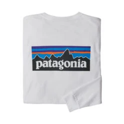 Patagonia L/S P-6 Logo Responsibili-Tee Longsleeve -Osprey Salgsbutikk Patagonia LS P6 Logo Responsibili Tee Longsleeve Herre White