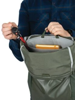 Osprey Transporter Roll Top -Osprey Salgsbutikk Transporter RollTop F21 Detail9 HaybaleGreen web