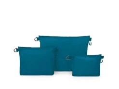 Osprey Zipper Sack Set 7 Osprey Zipper Sack Set -Osprey Salgsbutikk UltralightZipperSackSet S23 Back WaterfrontBlue10004977 web