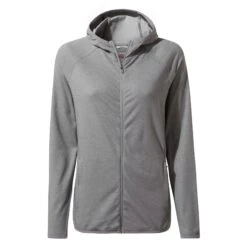 Craghoppers Nosilife Nilo Hooded Top Dame -Osprey Salgsbutikk Web version CWT1256 X98 CloudGreyMarl 1