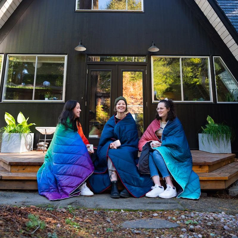 Rumpl The Original Puffy Blanket Turpledd (Rainbow Fade) 11 Rumpl The Original Puffy Blanket Turpledd (Rainbow Fade) - Bilde 9