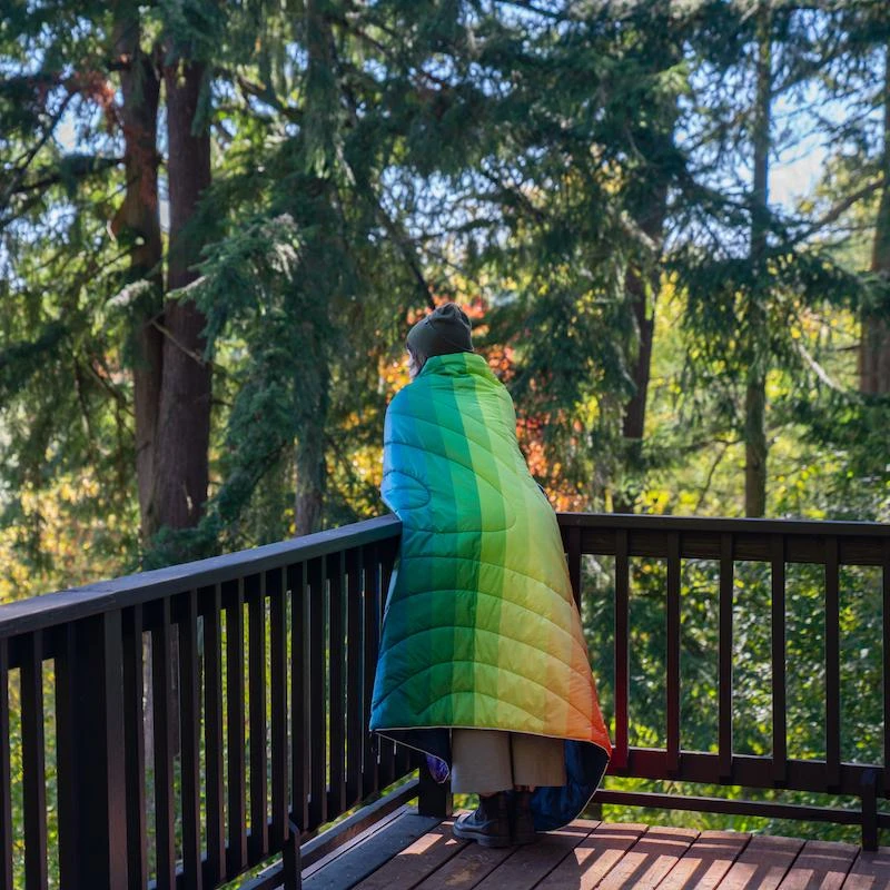 Rumpl The Original Puffy Blanket Turpledd (Rainbow Fade) 10 Rumpl The Original Puffy Blanket Turpledd (Rainbow Fade) - Bilde 8