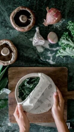 Beeswax Food Wrap Variety 3-pack 9 Beeswax Food Wrap Variety 3-pack -Osprey Salgsbutikk abeego beeswax wrap keep kale fresh 2786x c077fd25 bc0c 4281 925a 53bb3458b6fb