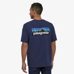 Patagonia P-6 Logo Responsibili-Tee Herre -Osprey Salgsbutikk gray 3
