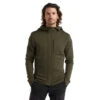 Icebreaker Quantum III LS Zip Hood Herre -Osprey Salgsbutikk icebreaker quantum iii loden